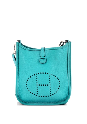 Hermès Pre-Owned Evelyne Bag Gen III Clemence TPM crossbody bag - Blue