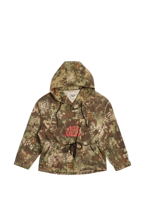 GALLERY DEPT. camouflage-print hoodie - Green