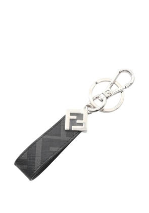 Fendi Pre-Owned FF Zucca square keyring - Black