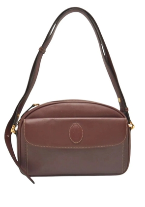 Cartier 20th Century Leather Must De Cartier crossbody bag - Red