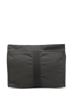Hermès Pre-Owned 1990-2010 Canvas Herline clutch bag - Grey