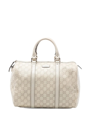 Gucci Pre-Owned 2016-2025 Medium Guccissima Joy boston bag - White