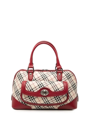 Burberry Pre-Owned 2000-2017 Nova Check Canvas handbag - Red