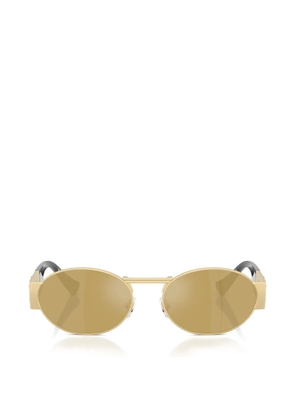 Versace oval-frame sunglasses - Gold