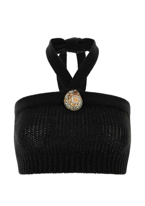 Alanui Island Memories crop top - Black