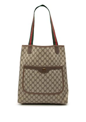 Gucci Pre-Owned 20th Century GG Supreme Web tote bag - Neutrals