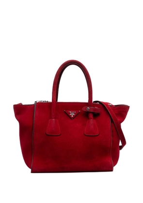 Prada Pre-Owned 2000-2025 Small Scamosciato Twin Pocket satchel - Red