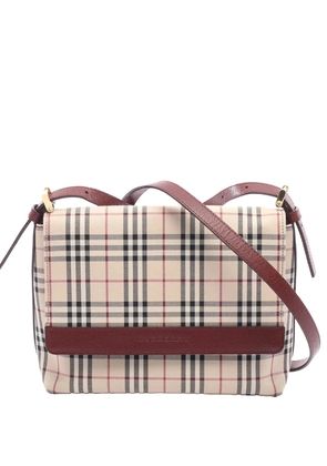 Burberry Pre-Owned 2000-2017 Nova Check Coated Canvas crossbody bag - Neutrals