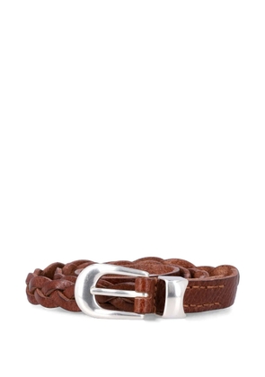 OUR LEGACY braided belt - Brown