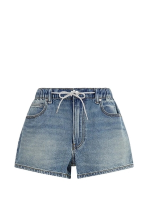 Alexander Wang Marathon denim shorts - Blue