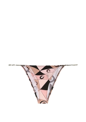 PUCCI print chain bikini bottom - Pink