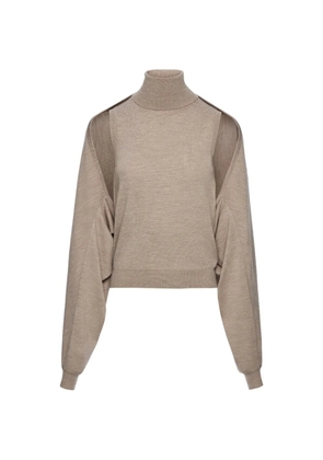 Magda Butrym fine-knit jumper - Neutrals