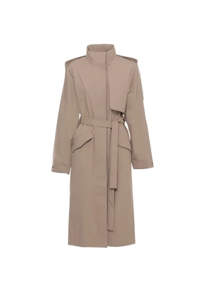 Rains belted hooded coat - Neutrals