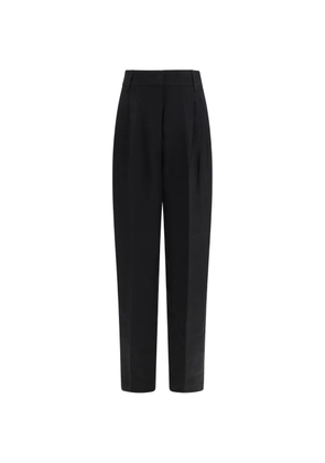 Max Mara linen tailored trousers - Black