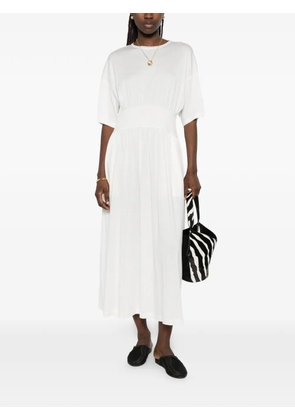 TOTEME crew-neck midi dress - White
