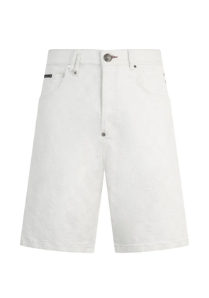 Philipp Plein Formentera five-pocket shorts - White