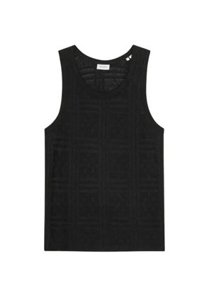 Les Deux Huxley patterned tank top - Black