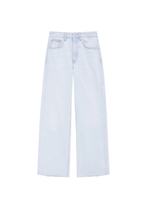 ANINE BING Lewis frayed jeans - Blue