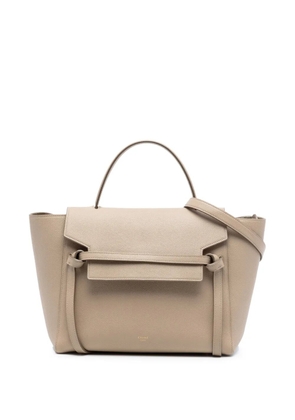 Celine Pre-Owned 2017 Mini Grained Calfskin Belt Bag satchel - Neutrals