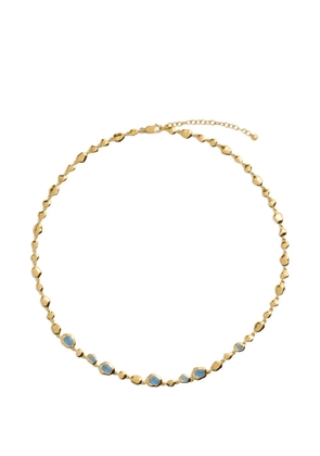 Monica Vinader Odyssey aquamarine necklace - Gold