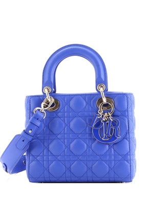 Christian Dior Pre-Owned My ABCDior Lady Dior Bag Cannage Quilt Lambskin crossbody bag - Blue