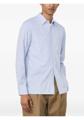 Officine Generale button dream blue shirt