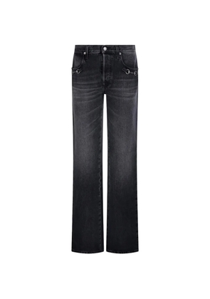 Gucci Horsebit-detail jeans - Grey