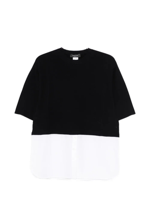 Fabiana Filippi two-tone top - Blue