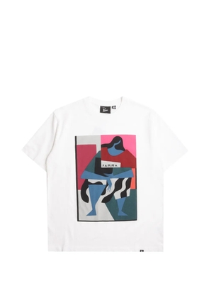 BY PARRA Reading the Square cotton T-shirt - White