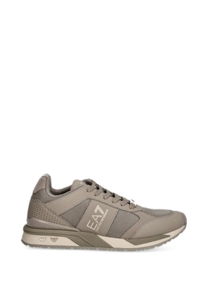 Ea7 Emporio Armani logo sneakers - Grey
