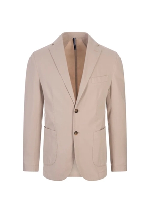 russocapri oxford single-breasted blazer - Brown