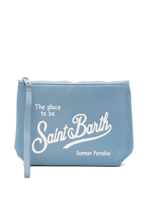 MC2 Saint Barth Aline zip clutch bag - Blue