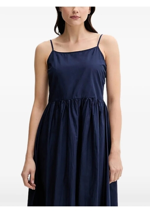 Benetton embroidered midi dress - Blue