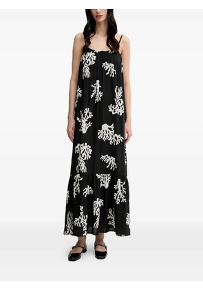 Benetton printed maxi dress - Black