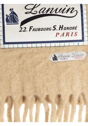 Lanvin fringed scarf - Neutrals