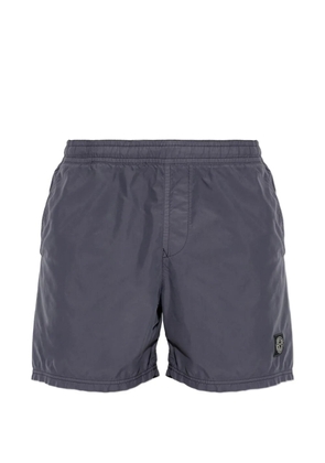 Stone Island drawstring logo swim shorts - Grey