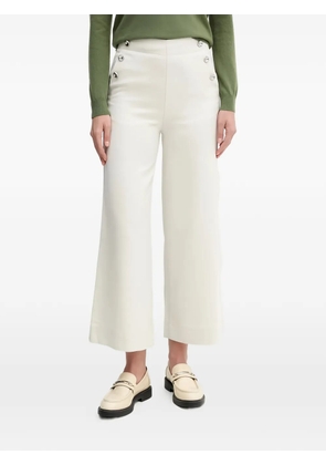 Benetton button-detail trousers - White