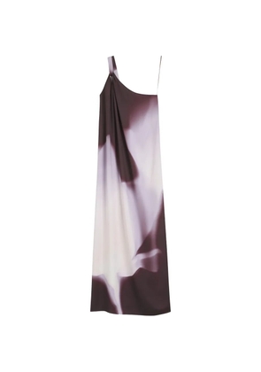 BOSS one-shoulder dress - Brown