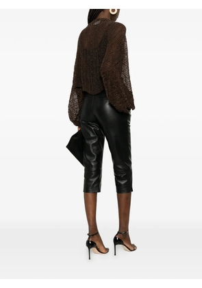 SOLOTRE long-sleeve cardigan - Brown