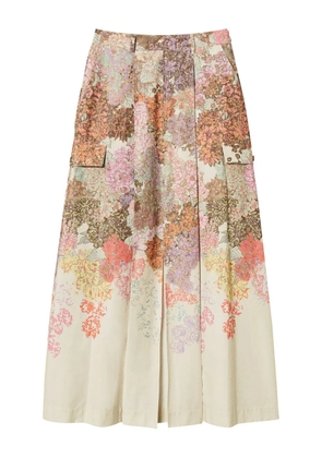 TWINSET floral-print skirt - Neutrals