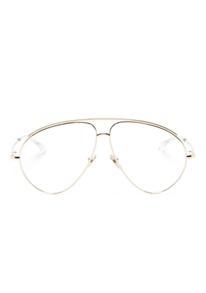 Gucci Eyewear pilot-frame glasses - Gold
