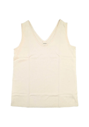 KHAITE V-neck top - Neutrals