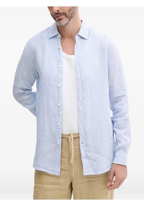 Benetton striped long-sleeve shirt - Blue