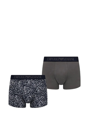 Emporio Armani logo boxers (set of two) - Grey