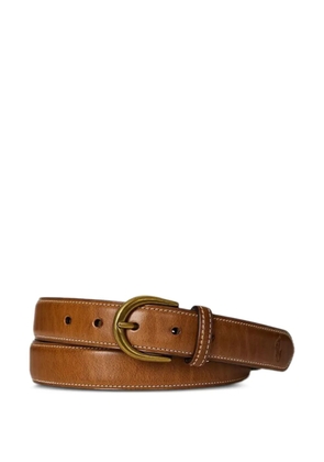 Polo Ralph Lauren stitched buckle belt - Brown