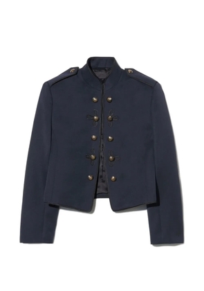 Nili Lotan Betsy button shoulder jacket - Blue