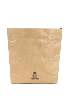 Martine Rose logo-print shoulder bag - Neutrals