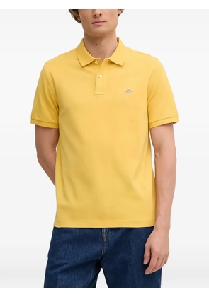 Gant logo-detail polo shirt - Yellow