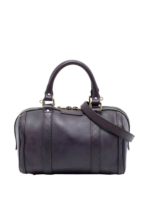 Gucci Pre-Owned 2016-2025 Small Guccissima Trimmed Leather Joy Boston Bag satchel - Purple
