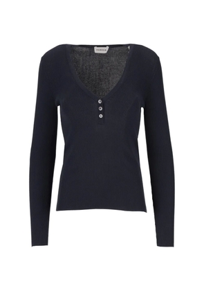 P.A.R.O.S.H. Cipria ribbed T-shirt - Blue